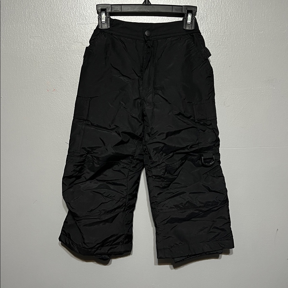 Rawik Board Dog Snow Pants Youth Sz 4 Black Insulated Water-Resistant Ski Cargo